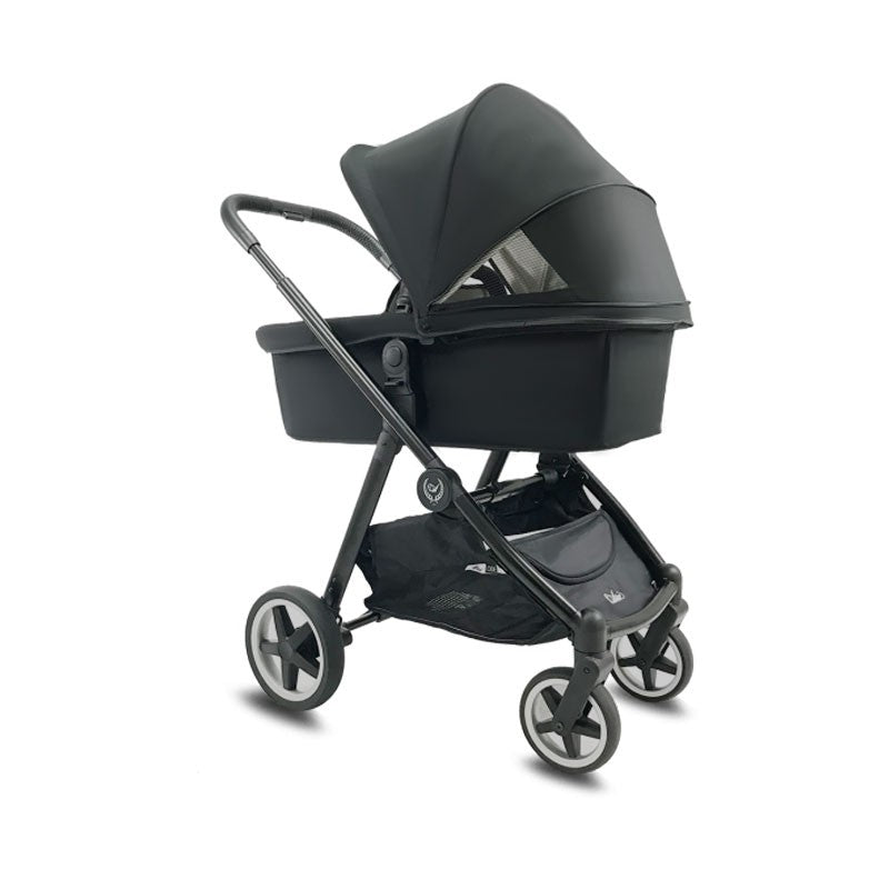 Cochecito duo Arrue OBE con plastico de lluvia