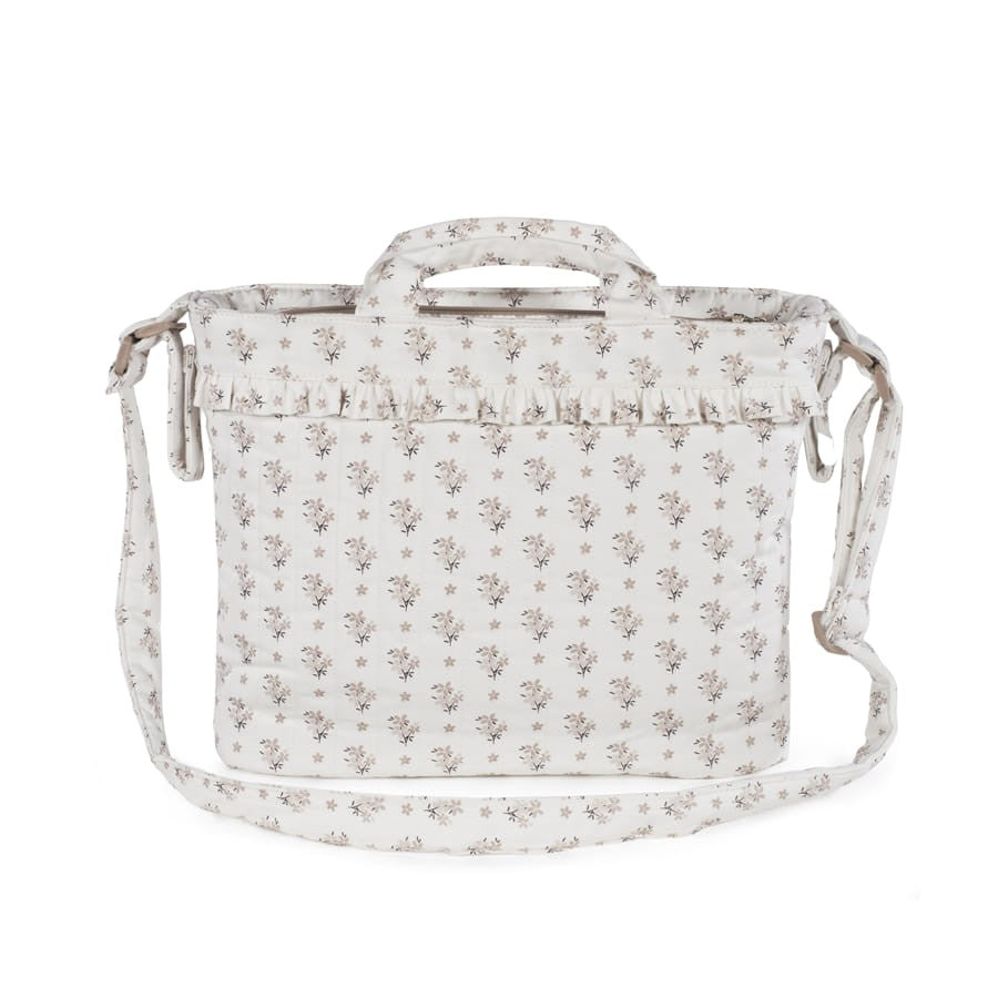 Bolsa Canastilla Walking Mum Botton Flores