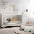 Cuna Evolutiva Ros Mini ELEMENTAL 140x70 con barandilla abatible