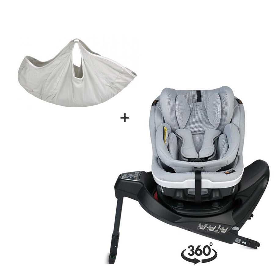 PACK MOVILIDAD Silla Auto Besafe IZI TURN B I-size con nido BABY SHELL regalo IZI Transfer