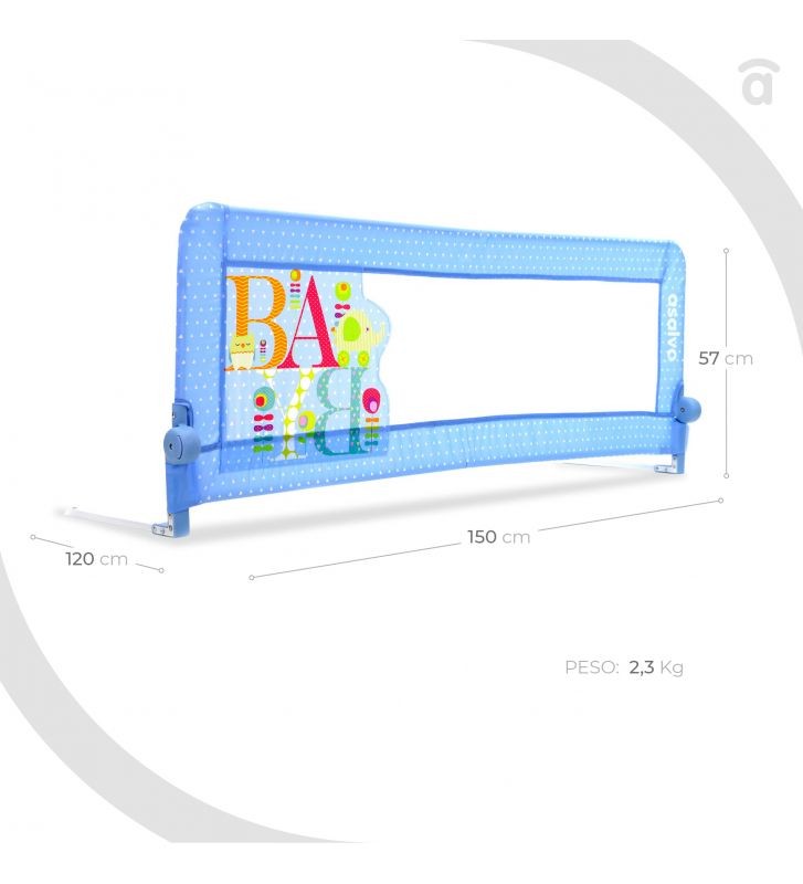 Barrera de cama Asalvo 2 en 1 Baby