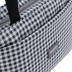 Bolso Organizador y Colchoneta Cambrass  Vichy Negro