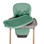 Trona KikkaBoo OLIVE acabado en madera y polipiel