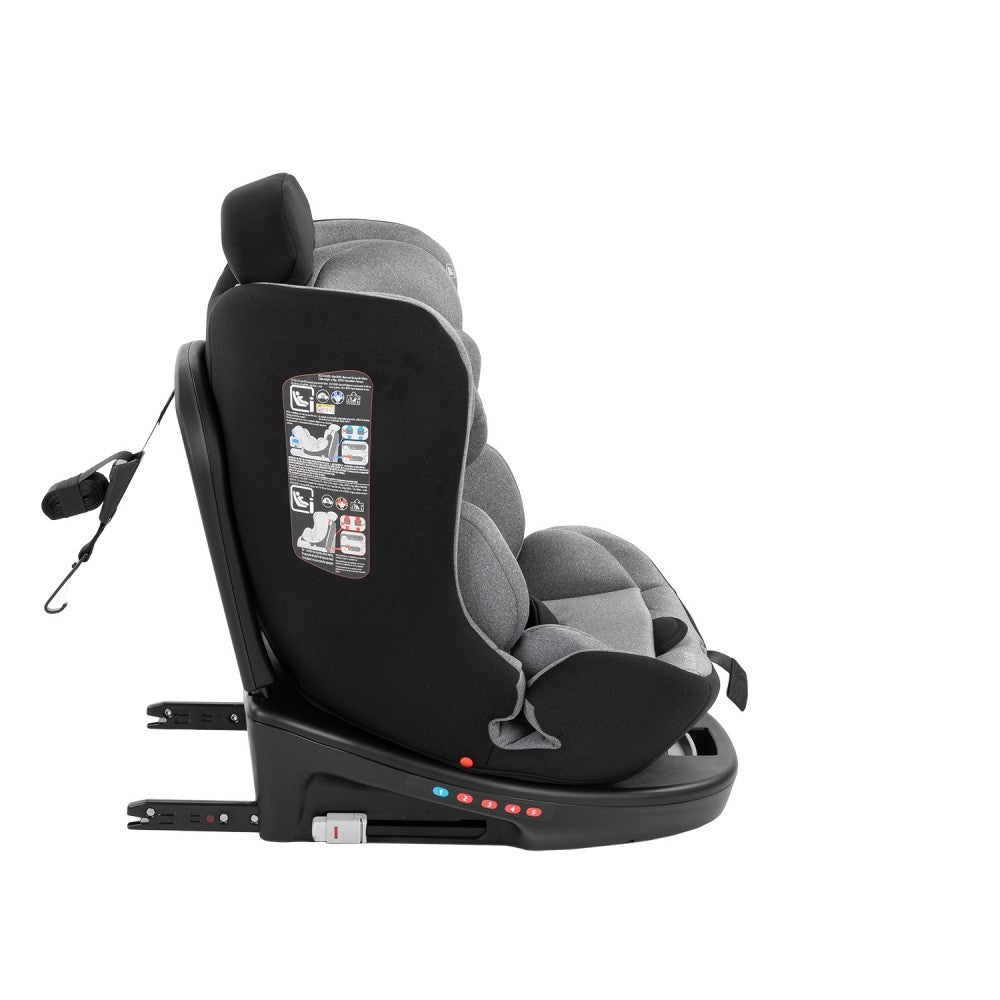 Silla Auto KikkaBoo I SAFE I-Size 360º 40-150 cm (R129)