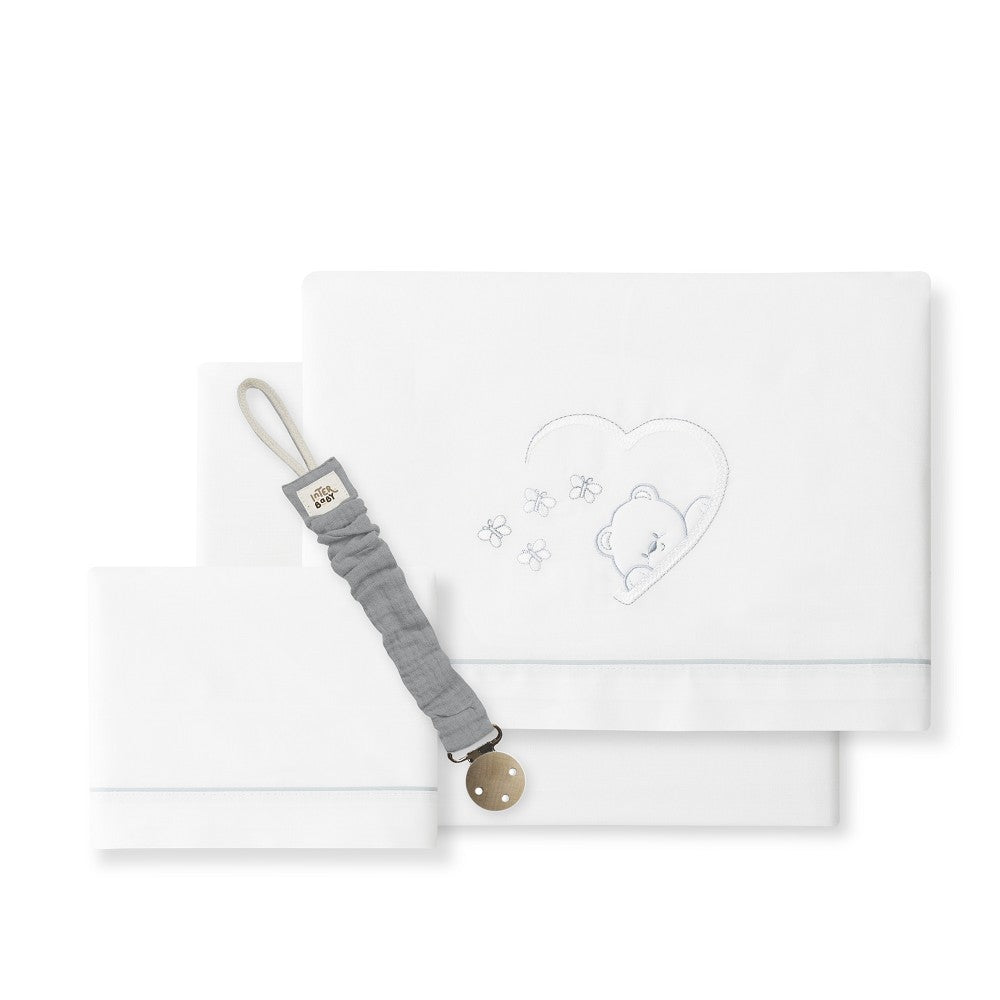Tríptico Sábanas Interbaby Cuna con Chupetero de Regalo