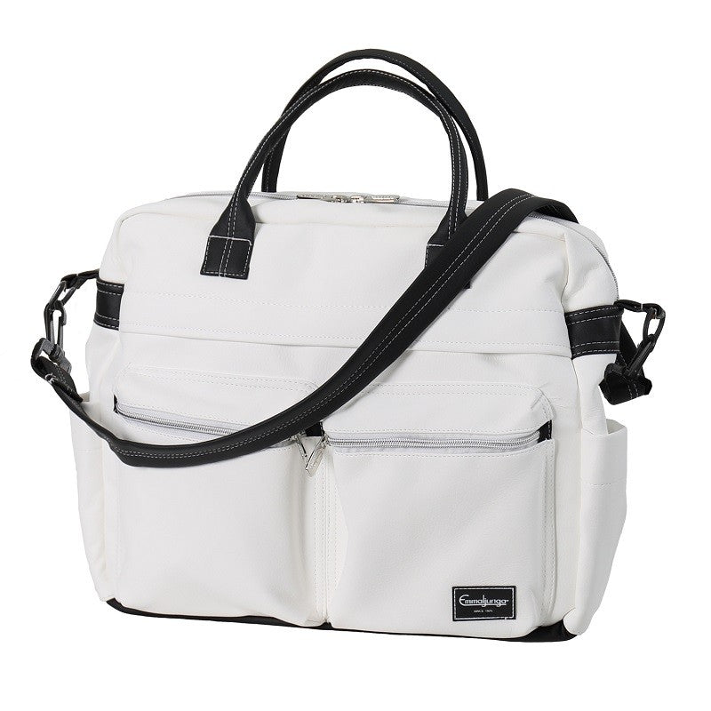 Bolso Cambiador Emmaljunga Travel Leatherette White