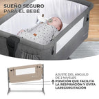 Minicuna colecho Kinderkraft NESTE GROW con 2 alturas