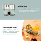 Robot de cocina Babymoov Nutribaby Glass de vidrio Celadon Green