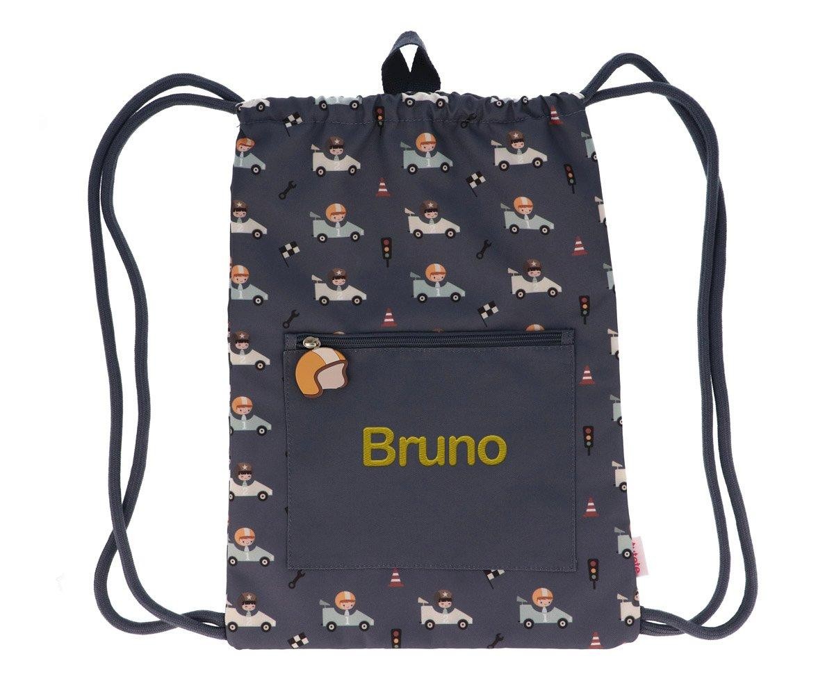 Mochila Saco Tutete Impermeable Speed Racers Personalizable