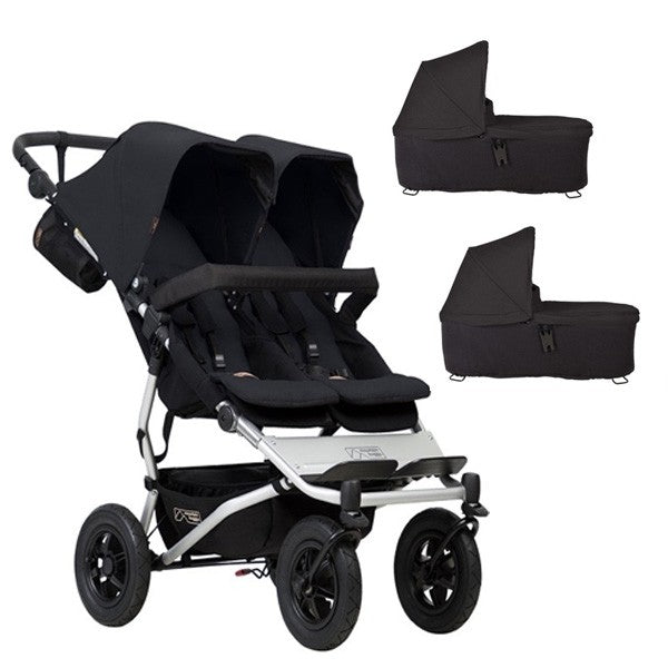 PACK GEMELOS Mountain Buggy Duet 3.2 con bolso y plastico
