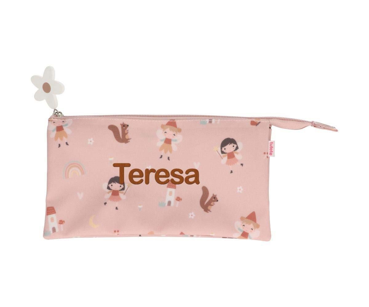 Estuche 3 Compartimentos Tutete Wild Fairies Personalizable