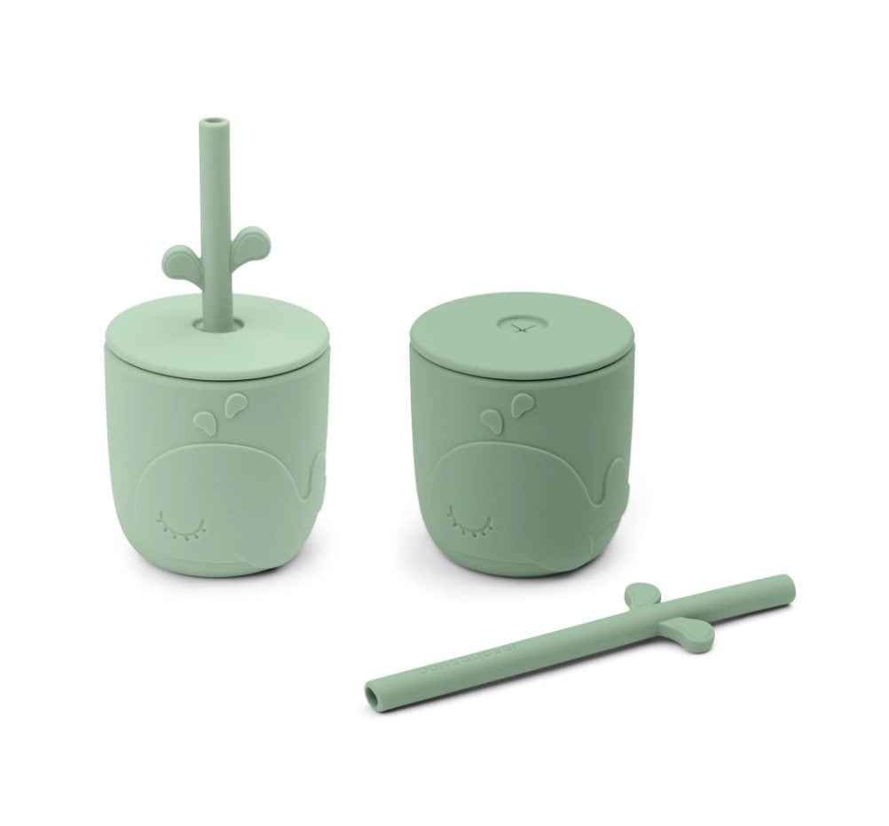 Pack de 2 vasos con pajita Done By Deer Peekaboo Wally