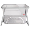 Minicuna Onna SOMNIA Fresh Gris con colchon sabana y mosquitera