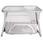 Minicuna Onna SOMNIA Fresh Gris con colchon sabana y mosquitera