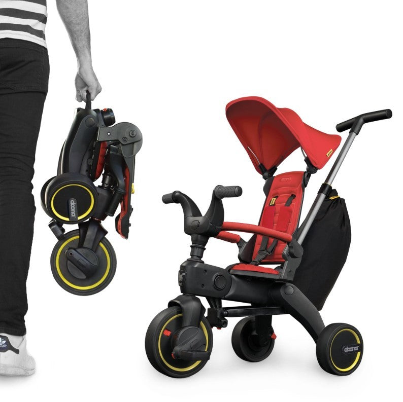 Triciclo 5 en 1 Doona LIKI TRIKE S3 con bolso y protector de arneses peso 6,7Kg.