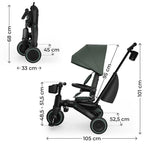Triciclo plegable Kinderkraft JAZZ 3 Evolutivo 6 en 1