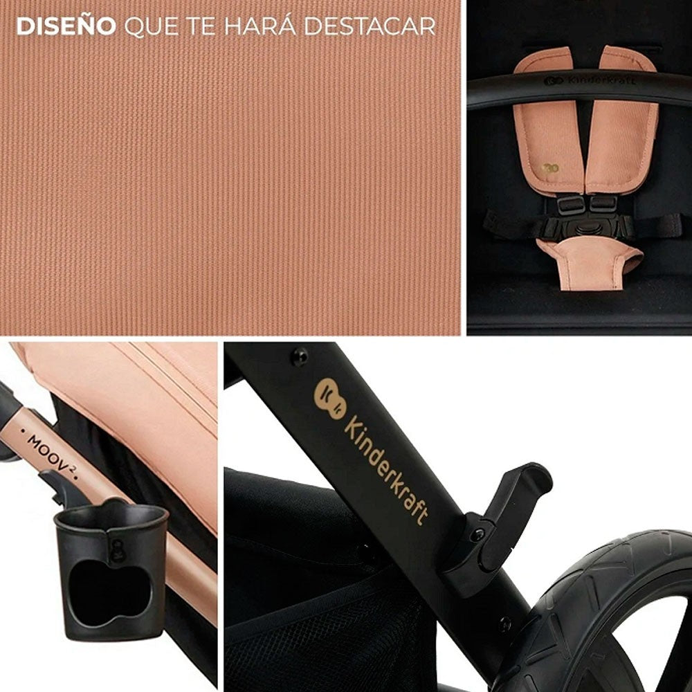 Cochecito Trío Kinderkraft MOOV 2 AIR