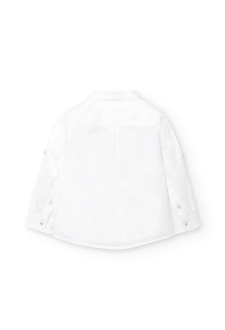 Camisa Boboli lino manga larga