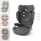 Silla auto Cybex SOLUTION T i-Fix PLUS tejido tecnico transpirable