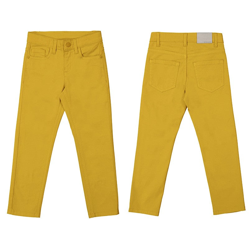 Pantalón Mayoral sarga slim fit basic