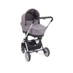 Cochecito Trío Kikka boo Vicenza Gris Melange