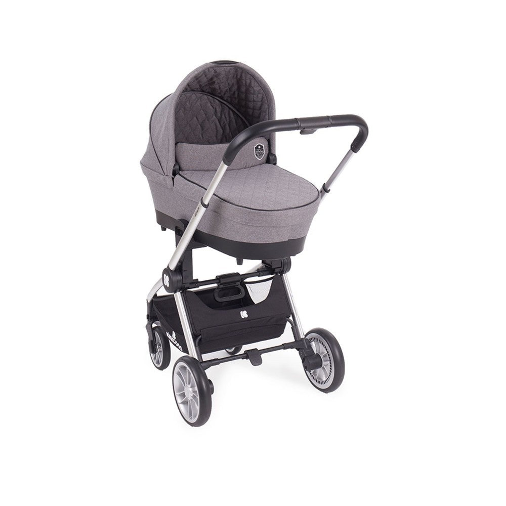Cochecito Trío Kikka boo Vicenza Gris Melange