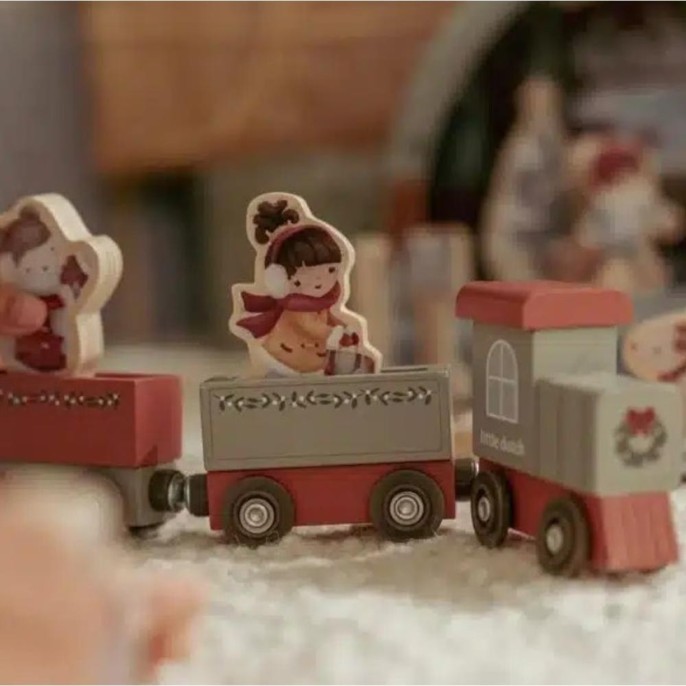 Calendario de adviento Little Dutch Tren Navidad