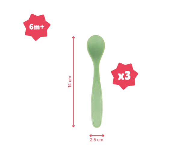 Pack cucharas Flexibles Badabulle