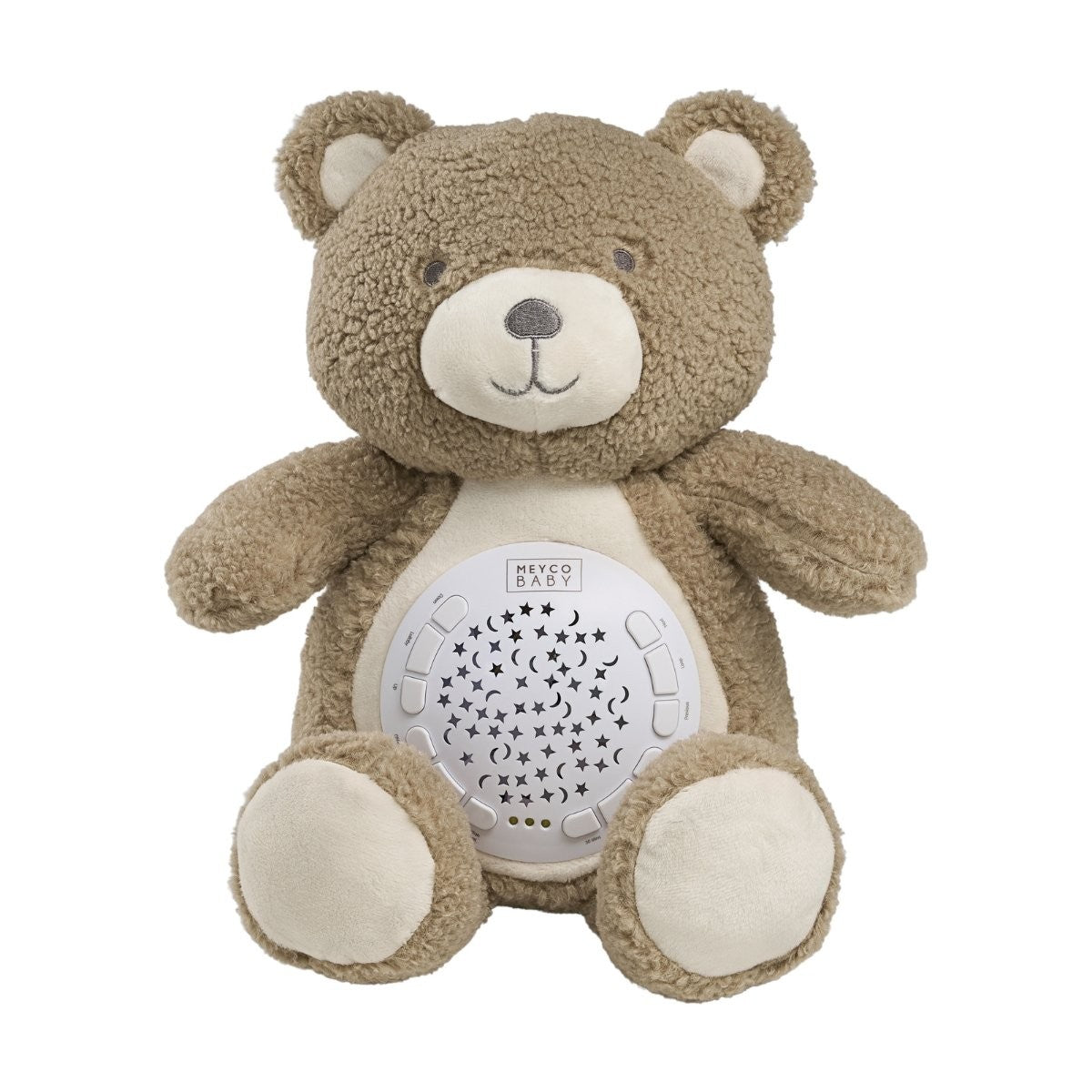 Muñeco Meyco Deluxe Bear Warm Brown con sonido noche