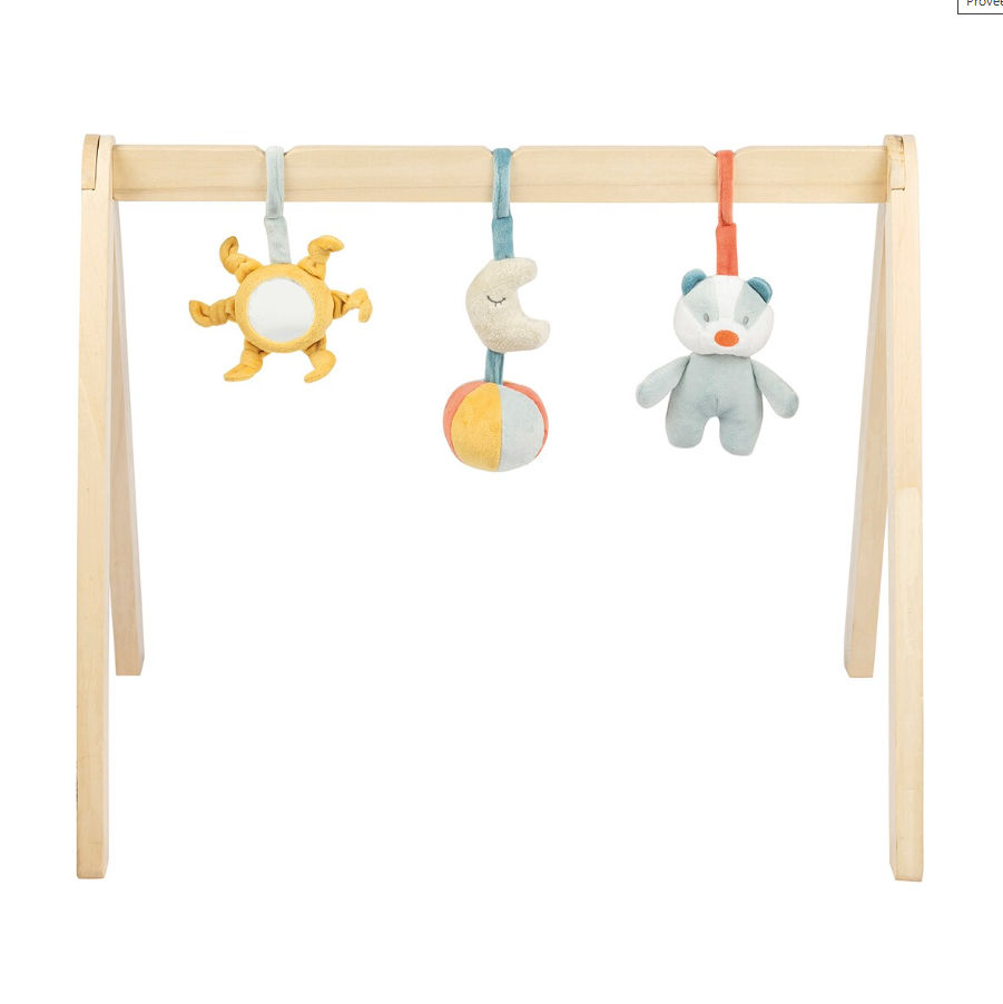 Arco de juegos de madera Nattou Felix & Leo