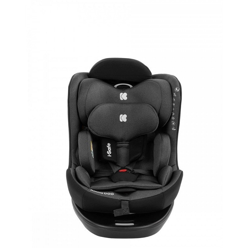 Silla Auto KikkaBoo I SAFE I-Size 360º 40-150 cm (R129)
