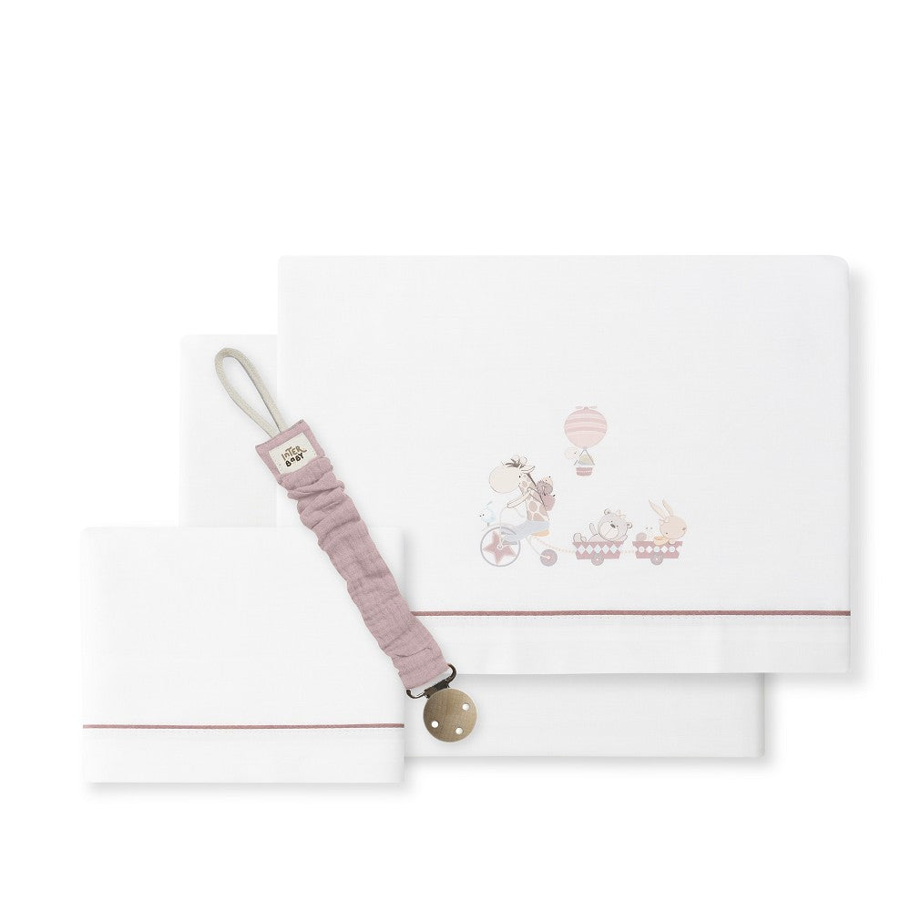 Tríptico Sábanas Interbaby Cuna con Chupetero de Regalo