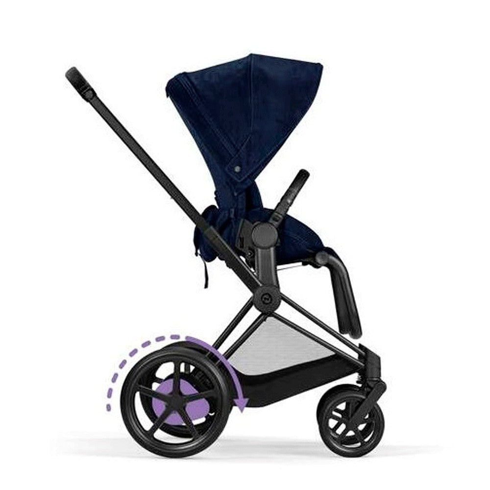 Pack Asiento Cybex Priam Rebellious Luxury Denim Blue