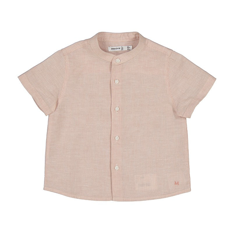 Camisa Mayoral manga corta cuello mao lino