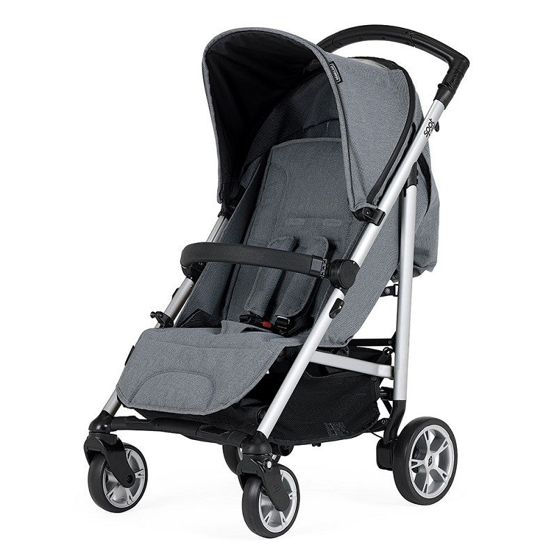 Silla paseo Bebecar Spot Compact R164 Anonizado-negro con plástico de lluvia