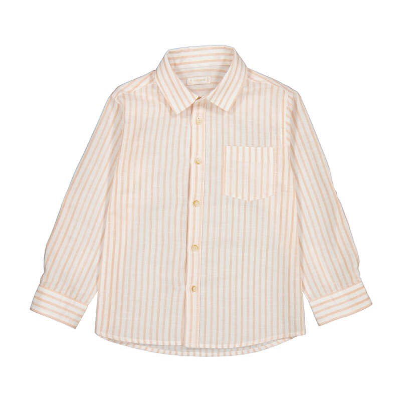 Camisa Mayoral manga larga lino cuello camisero