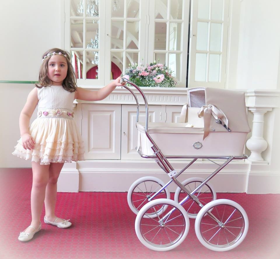 Cochecito de muñecas  Bebelux Sweet Beige PERSONALIZABLE