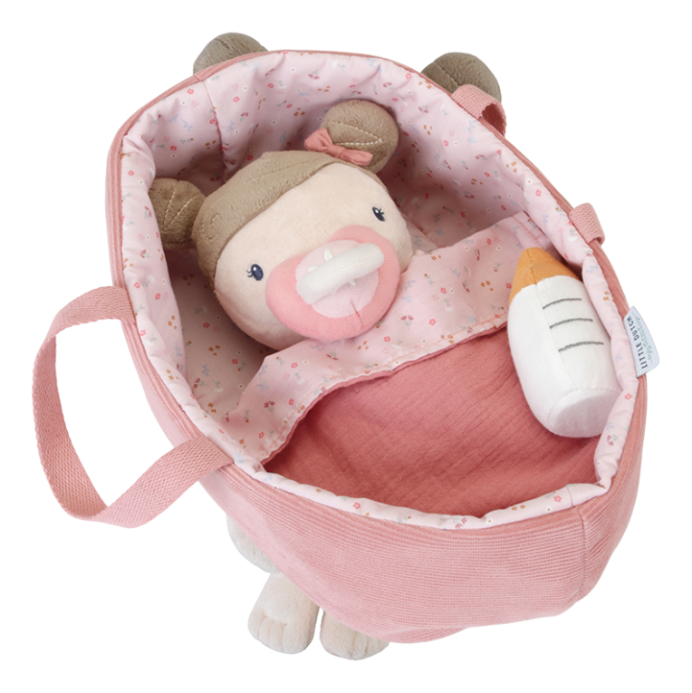 Muñeca Bebé Rosa Little Dutch Florecitas Rosadas