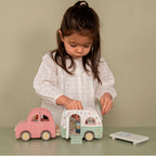 Set Coche y Caravana Little Dutch FSC