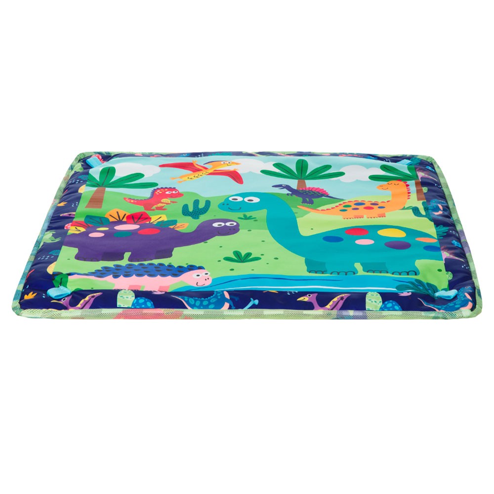 Alfombra educativa y Gimnasio KikkaBoo con 18 bolas Dino Forest