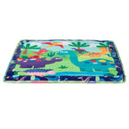 Alfombra educativa y Gimnasio KikkaBoo con 18 bolas Dino Forest