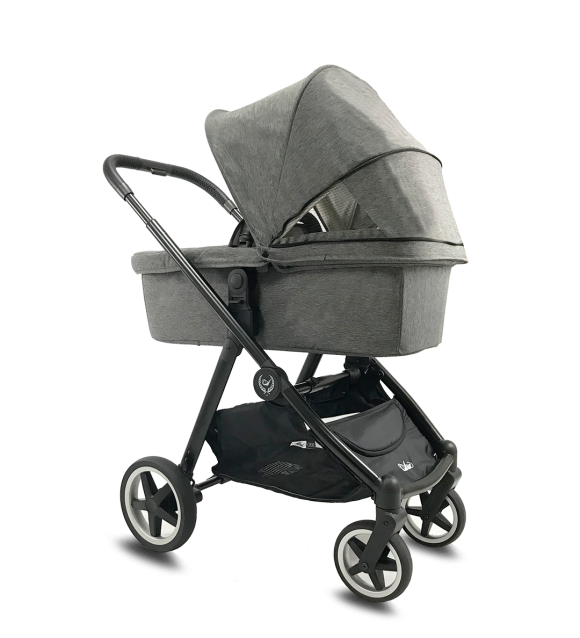 Cochecito duo Arrue OBE con plastico de lluvia