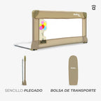 Barrera de cama Asalvo 90 cm
