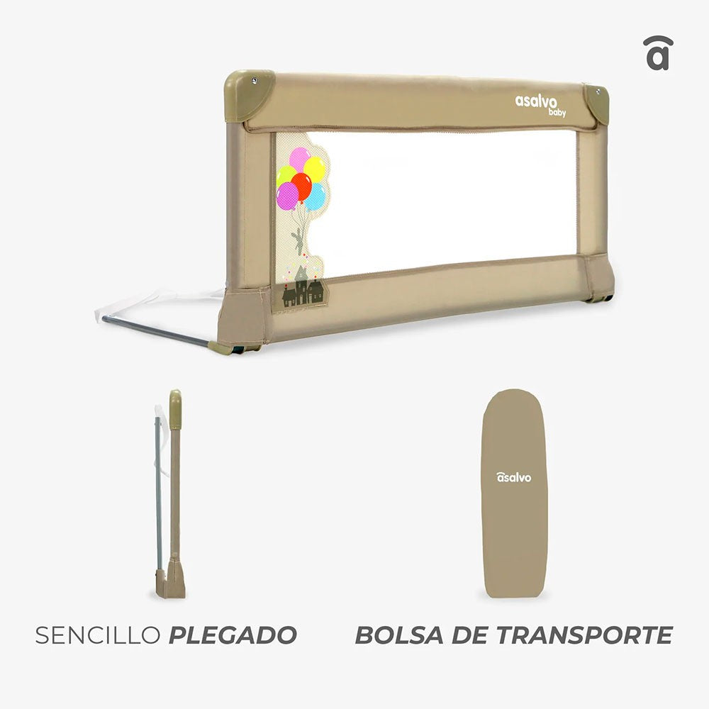 Barrera de cama Asalvo 90 cm