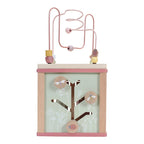 Cubo de actividades Little Dutch Flowers Rosa