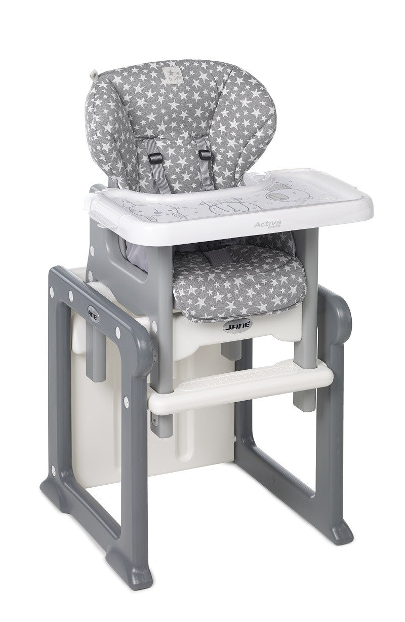 Trona Jane Activa EVO convertible en mesa y silla