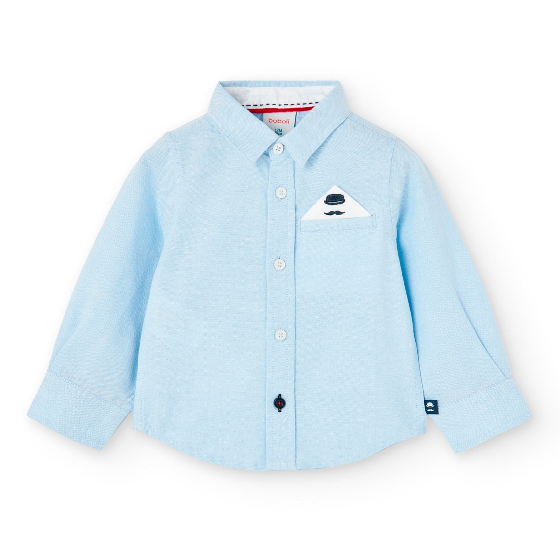 Camisa Boboli oxford manga larga