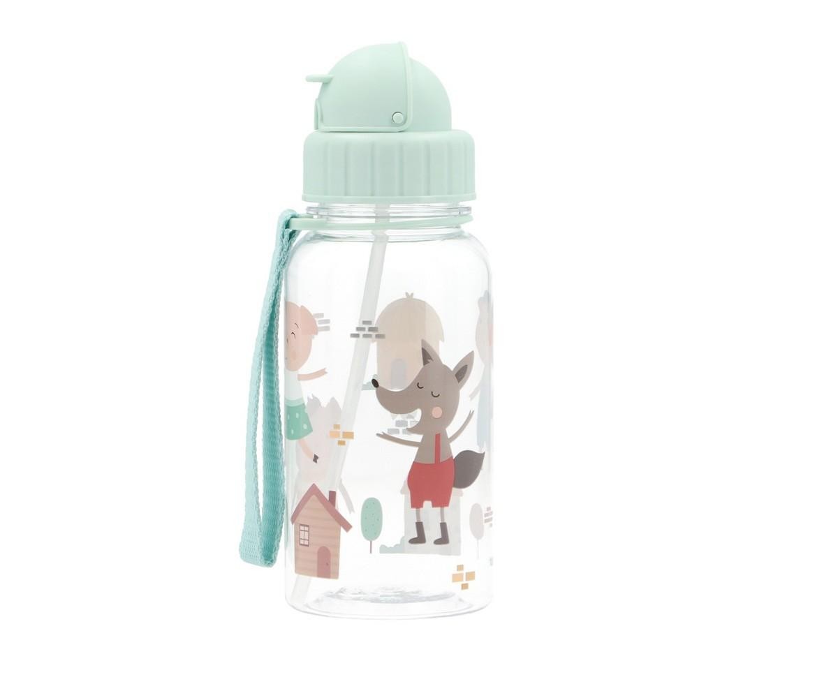 Botella de tritán Tutete The Three Little Pigs