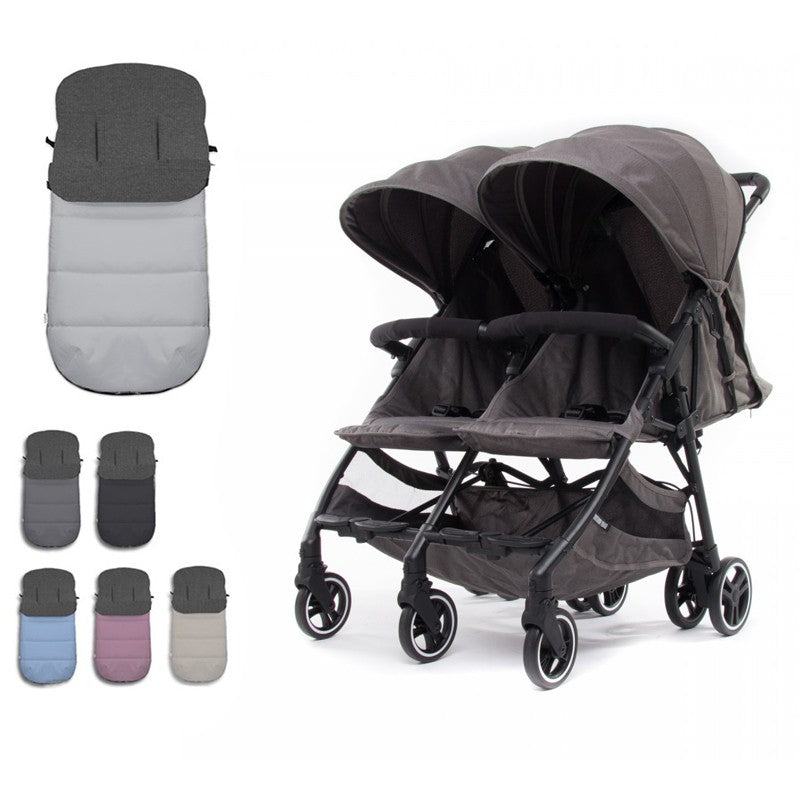 Silla paseo gemelar Baby Monsters kuki Twin con sacos