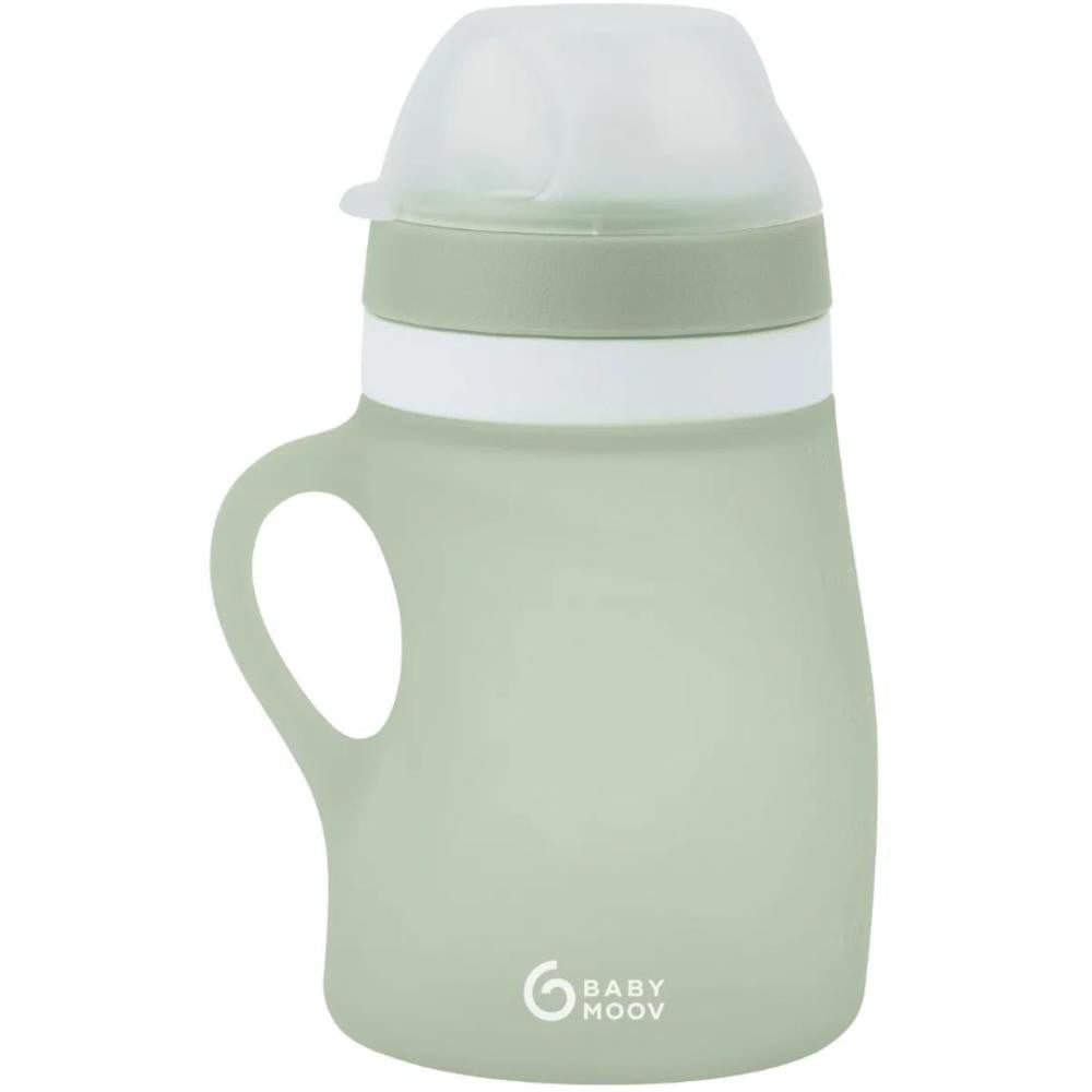 Botella ergonómica de silicona Babymoov